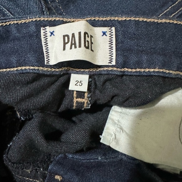 PAIGE Size 25 Skyline Ankle Peg Jeans (measures 25x29) Blue - Picture 11 of 12